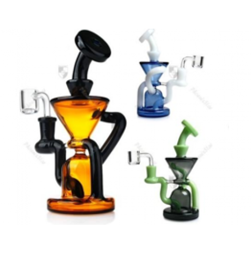 Oil Recycler Pipe + Quartz Banger 14mm Oil Recycler Pipe + Quartz Banger 14mm