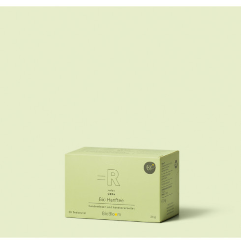 Organic Hemp Tea Teabox – Relax BioBloom Organic Hemp Tea Teabox – Relax BioBloom
