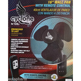 Ventilador Cyclone Pared con mando 40cm