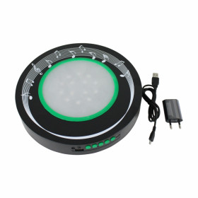 Base de 10 Pulgadas LED Con Con recargable Bluetooth altavoz Base de 10 Pulgadas LED Con Con recargable Bluetooth altavoz