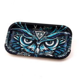 HQ Metal rolling tray - Owl - 27x16cm HQ Metal rolling tray - Owl - 27x16cm