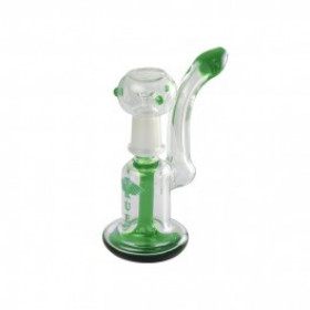 Micro Oil Bubbler (glass nail included) Green - 13x9cm Micro Oil Bubbler (glass nail included) Green - 13x9cm
