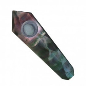 Mystique Crystal Pipe - Fluorite Mystique Crystal Pipe - Fluorite