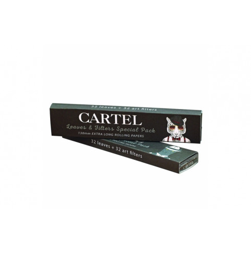 CARTEL Rolling Papers Extra Long 130 mm + Tips CARTEL Rolling Papers Extra Long 130 mm + Tips