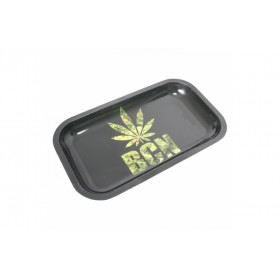 METAL ROLLING TRAY - BARCELONA LEAF - 27X16CM METAL ROLLING TRAY - BARCELONA LEAF - 27X16CM