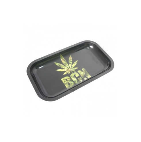METAL ROLLING TRAY - BARCELONA LEAF - 27X16CM METAL ROLLING TRAY - BARCELONA LEAF - 27X16CM