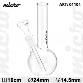 Bouncer Micro Glass Bong-H: 16cm-Ø: 24mm-Socket: 14.5mm Bouncer Micro Glass Bong-H: 16cm-Ø: 24mm-Socket: 14.5mm