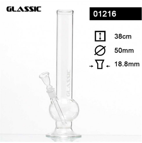 Glassic Bouncer Bong - H:38cm- Ø:50mm- Socket:18.8mm Glassic Bouncer Bong - H:38cm- Ø:50mm- Socket:18.8mm