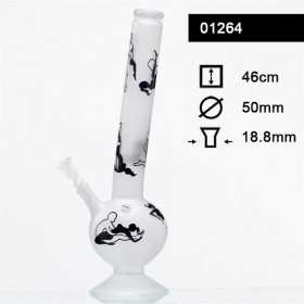 Kamasutra Bouncer Hangover Glass Bong- H:46cm- Ø:50mm- Socket:18 Kamasutra Bouncer Hangover Glass Bong- H:46cm- Ø:50mm- Socket:18