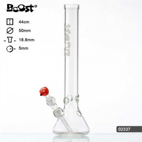 Boost Beaker Glass Bong -H:44cm- Ø:50mm- Socket:18.8mm- WT:5mm Boost Beaker Glass Bong -H:44cm- Ø:50mm- Socket:18.8mm- WT:5mm