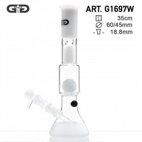 AtmoSphere Grace Glass Bong - White- H:35cm- Ø:60/45mm- SG:18.8m AtmoSphere Grace Glass Bong - White- H:35cm- Ø:60/45mm- SG:18.8m