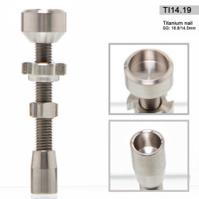 Titanium Oil Nail - SG:18.8mm/14.5mm - male Titanium Oil Nail - SG:18.8mm/14.5mm - male