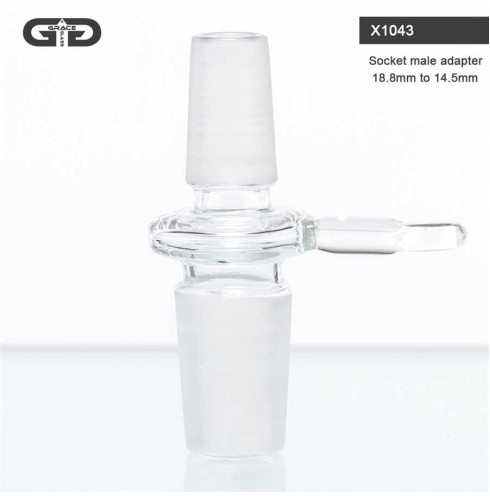 GG Socket Male Adapter - SG:18.8mm to SG:14.5mm Use For Oil Nail GG Socket Male Adapter - SG:18.8mm to SG:14.5mm Use For Oil Nail