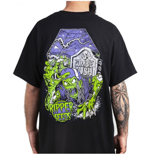 Camiseta Logo Zombie Kush Morada Camiseta Logo Zombie Kush Morada