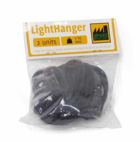 POLEA DE SUJECION LIGHT HANGER (2 UNDS) PURE FACTORY POLEA DE SUJECION LIGHT HANGER (2 UNDS) PURE FACTORY