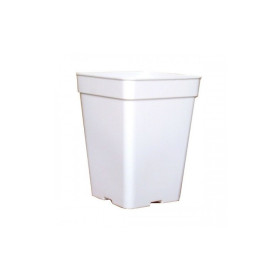 Maceta Cuadrada Blanca 15x15x20 (3L)