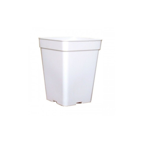 Maceta Cuadrada Blanca 20x20x26 (7L)