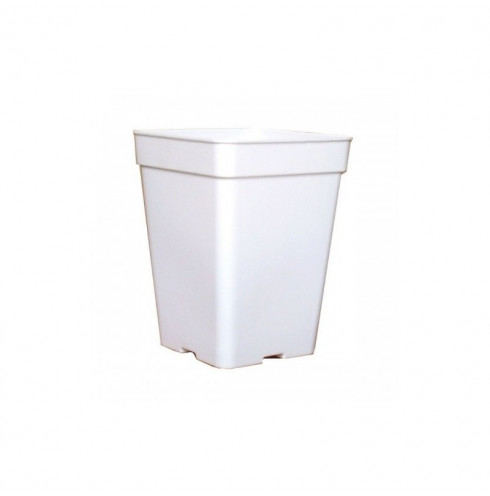 Maceta Cuadrada Blanca 22x22x26 (11L) 