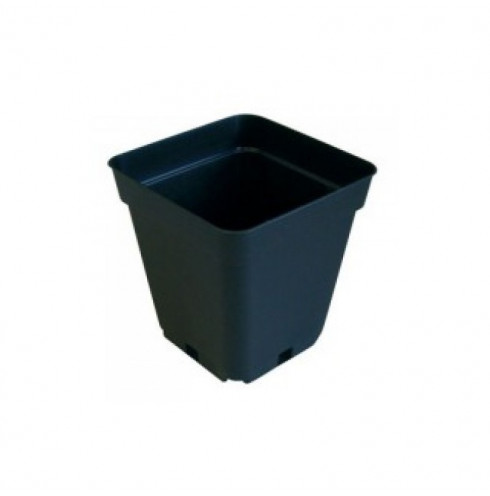 Maceta Cuadrada Negra 13x13x13 (1,65 L) Maceta Cuadrada Negra 13x13x13 (1,65 L)