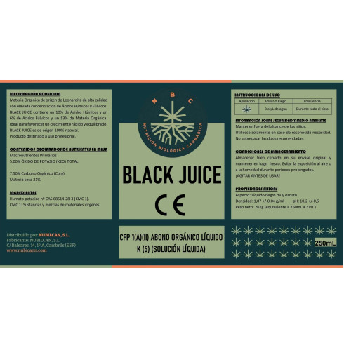 BLACK JUICE - Nubicann BLACK JUICE - Nubicann