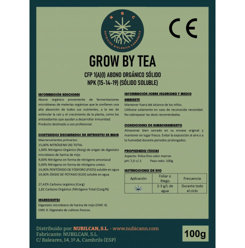 GROW BY TEA - Nubicann GROW BY TEA - Nubicann