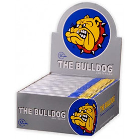 PAPEL THE BULLDOG KING SIZE SLIM SILVER (50 LIBRILLOS) PAPEL THE BULLDOG KING SIZE SLIM SILVER (50 LIBRILLOS)