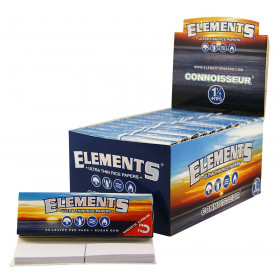 Elements Blue Connoisseur 1 1/4 Papers+Tips - Box 24u Elements Blue Connoisseur 1 1/4 Papers+Tips - Box 24u