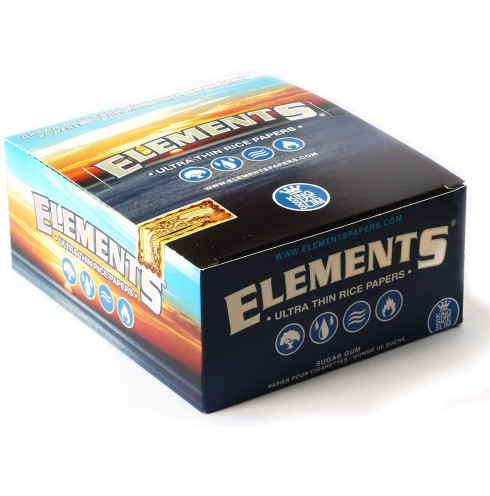 Elements King Size Slim Papel Ultra-Fino - Box 50u Elements King Size Slim Papel Ultra-Fino - Box 50u