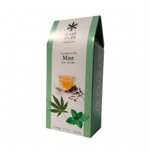TEA DE MENTA CON 3% DE CBD - Plant of Life TEA DE MENTA CON 3% DE CBD - Plant of Life