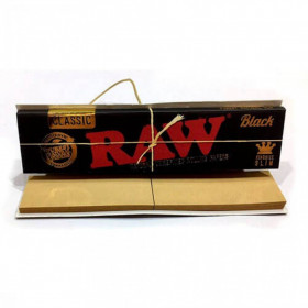 Raw Black Connoisseur King Size Slim Paper+Tips Raw Black Connoisseur King Size Slim Paper+Tips