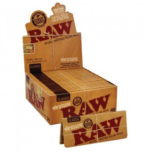 Raw King Size Supreme Classic - Box 24u Raw King Size Supreme Classic - Box 24u